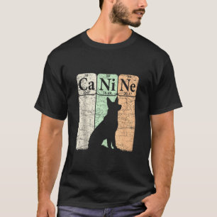 Canine Dog Periodic Table Elements Pastel Dog Love T-Shirt