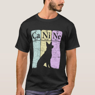 Canine Dog Periodic Table Elements Pastel Dog Love T-Shirt