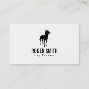 Canine   Dog Training Business Card