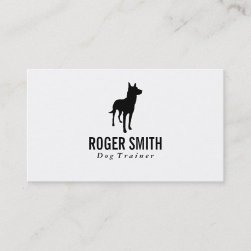 Canine  Dog Training Business Card