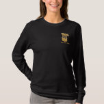 Canine Friends 8 - Customize Embroidered Long Sleeve T-shirt at Zazzle