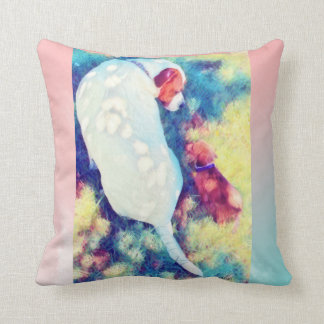 Canine Friends Throw Pillow