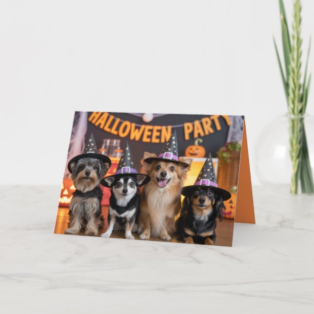 Canine Halloween Party Invitation (Front)