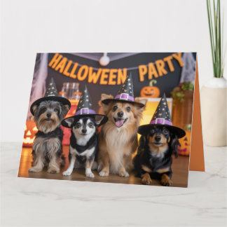 Canine Halloween Party Invitation