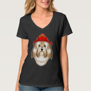 Canine Handler I Fireman Dog I Firefighter Havanes T-Shirt