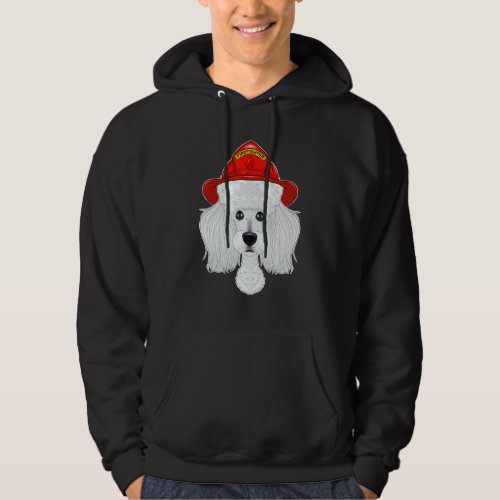 Canine Handler I Fireman Dog I Firefighter Poodle Hoodie