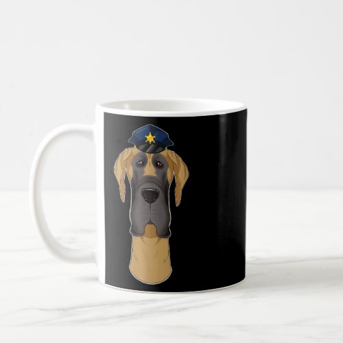 Canine Handler I Police Dog I Police Great Dane    Coffee Mug