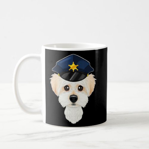 Canine Handler I Police Dog I Police Maltese  Coffee Mug