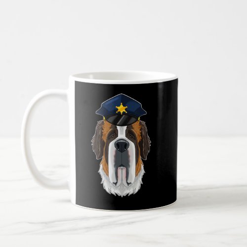 Canine Handler I Police Dog I Police Saint Bernard Coffee Mug