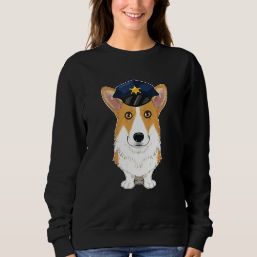 Canine Handler I Police Dog I Police Welsh Corgi Sweatshirt