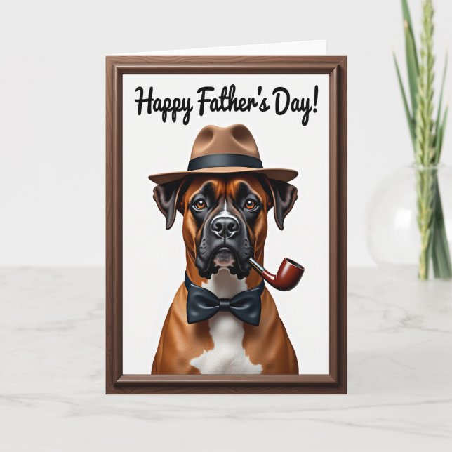 Canine Happy Fathers Day Card (Front)