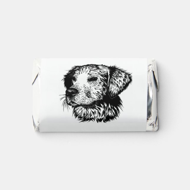 Canine Head Sketch  Hershey's Miniatures (Front)