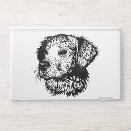 Canine Head Sketch  HP Laptop Skin