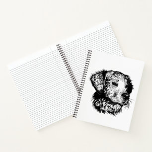 Canine Head Sketch  Notebook