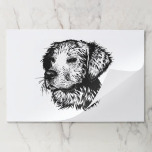 Canine Head Sketch Paper Pad