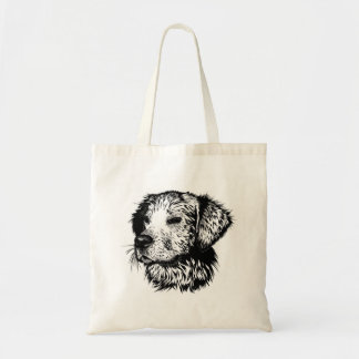 Canine Head Sketch  Tote Bag