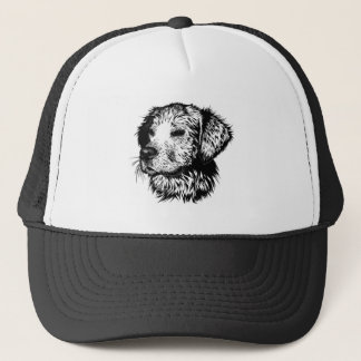 Canine Head Sketch Trucker Hat