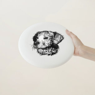 Canine Head Sketch Wham-O Frisbee