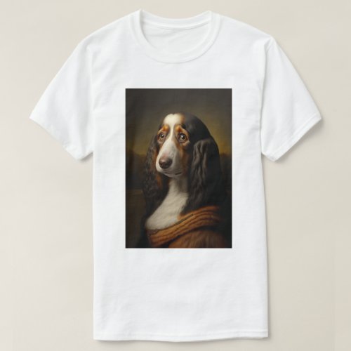 Canine Lisa _ What if Mona Lisa was a dog T_Shirt