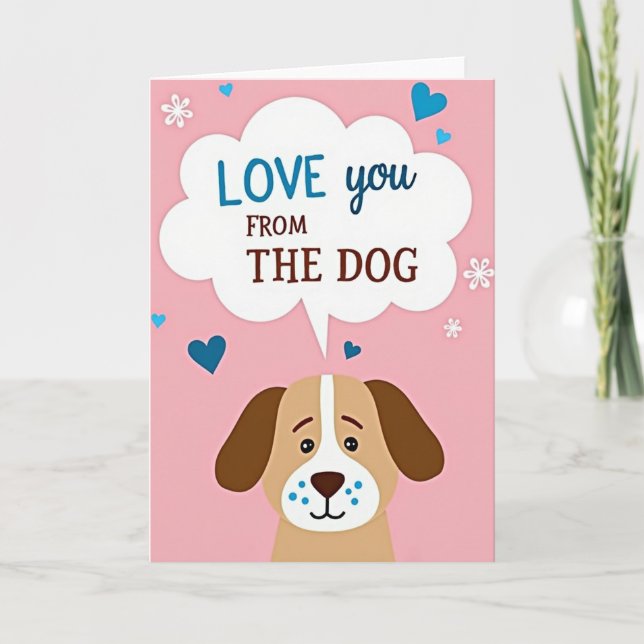 Canine Love Mothers Day Card (Front)
