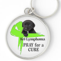 Canine Lymphoma - Cancer Bites Keychain