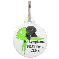 Canine Lymphoma - Cancer Bites Pet Name Tag