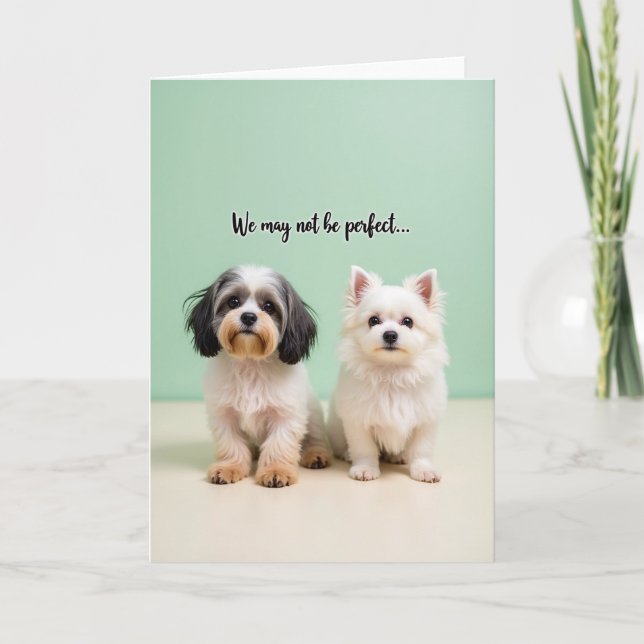 Canine Mothers Day Portrait Card (Front)