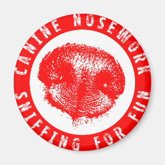 Canine Nosework, Sniffing for Fun Magnet