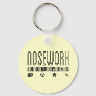 Canine Nosework: You Know it when you Scent It Keychain