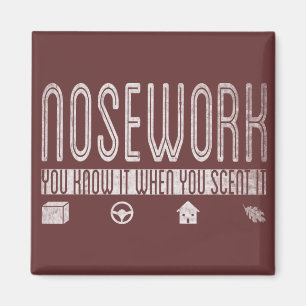 Canine Nosework: You Know it when you Scent It Magnet