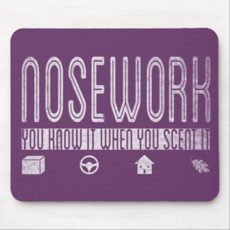 Canine Nosework: You Know it when you Scent It Mouse Pad