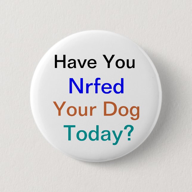 Canine Nrf2 Pinback Button (Front)