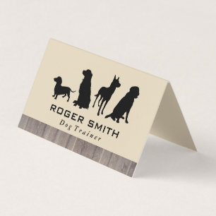Canine Pack   Dog Training Business Card