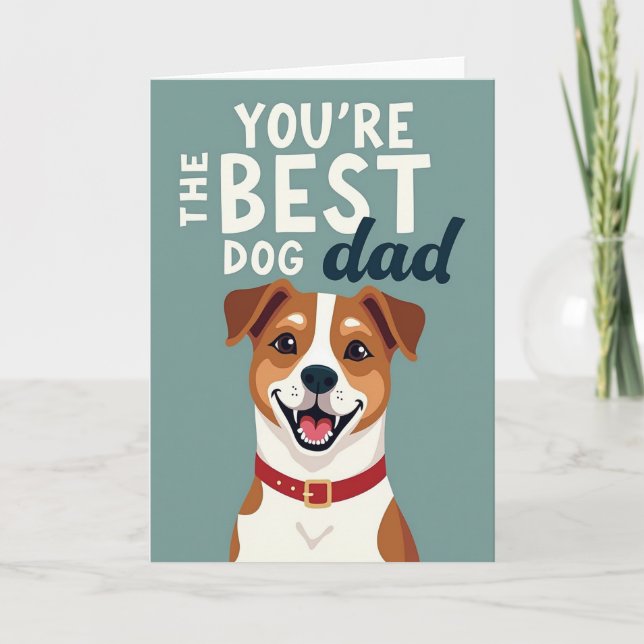 Canine Sweet Fathers Day Card (Front)