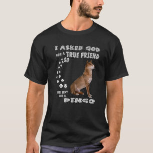 Canis Lupus Dingo Saying Mom, Dingo Pet Dad Print, T-Shirt
