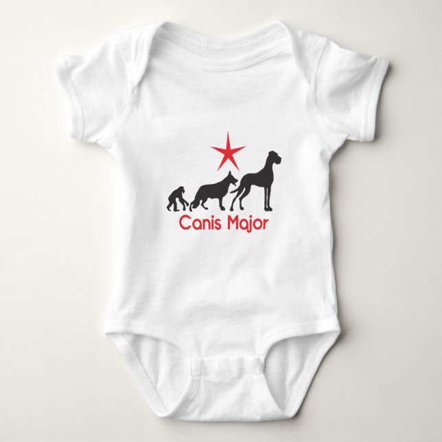 Canis Major Great Dane Baby Bodysuit (Front)