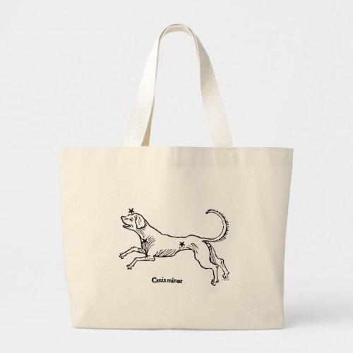 Canis Minor 1482 Large Tote Bag