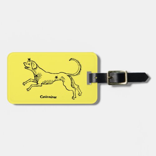 Canis Minor 1482 Luggage Tag