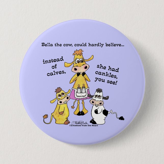 Cankles Not Calves Button (Front)