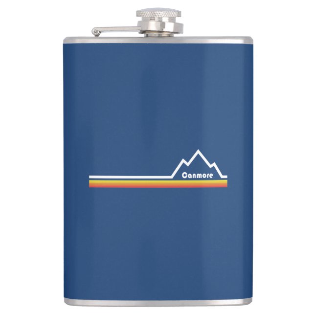 Canmore, Alberta Flask (Front)