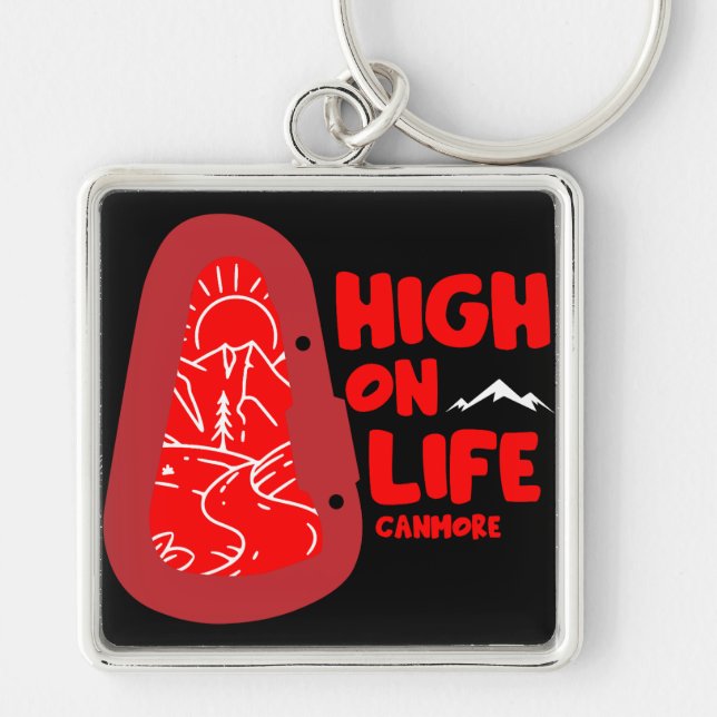 Canmore Alpinism Canada Keychain (Front)