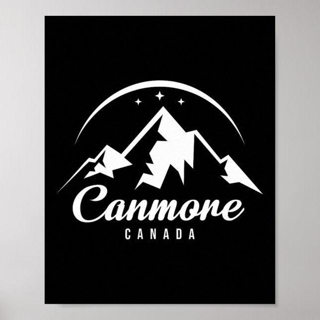 Canmore Canada Ski Resort Skiing Snowboarding  Poster (Front)