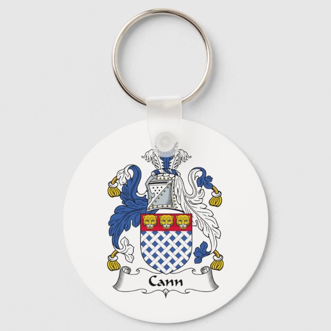 Cann Family Crest Keychain (Front)