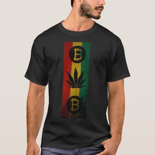 Canna bitcoin 7 T_Shirt