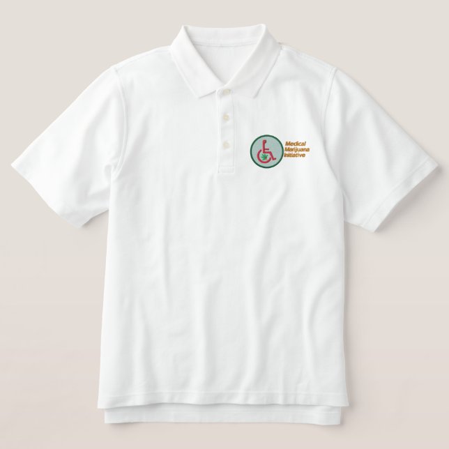 Cannabuds™ Arizona Caregiver Network Polo Shirt (Design Front)