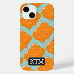 Canned Beans on Toast and your initials on Case-Mate iPhone 14 Case