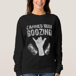 Canned Beer Swill Festival Malle Party Cans Of Bee Sweatshirt