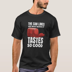 Canned Cranberry Sauce Jellied Happy Thanksgiving T-Shirt