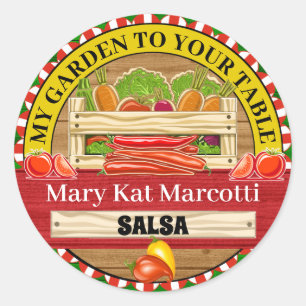 Canned From the Garden Farm Sticker