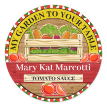 Canned From the Garden Farm Sticker